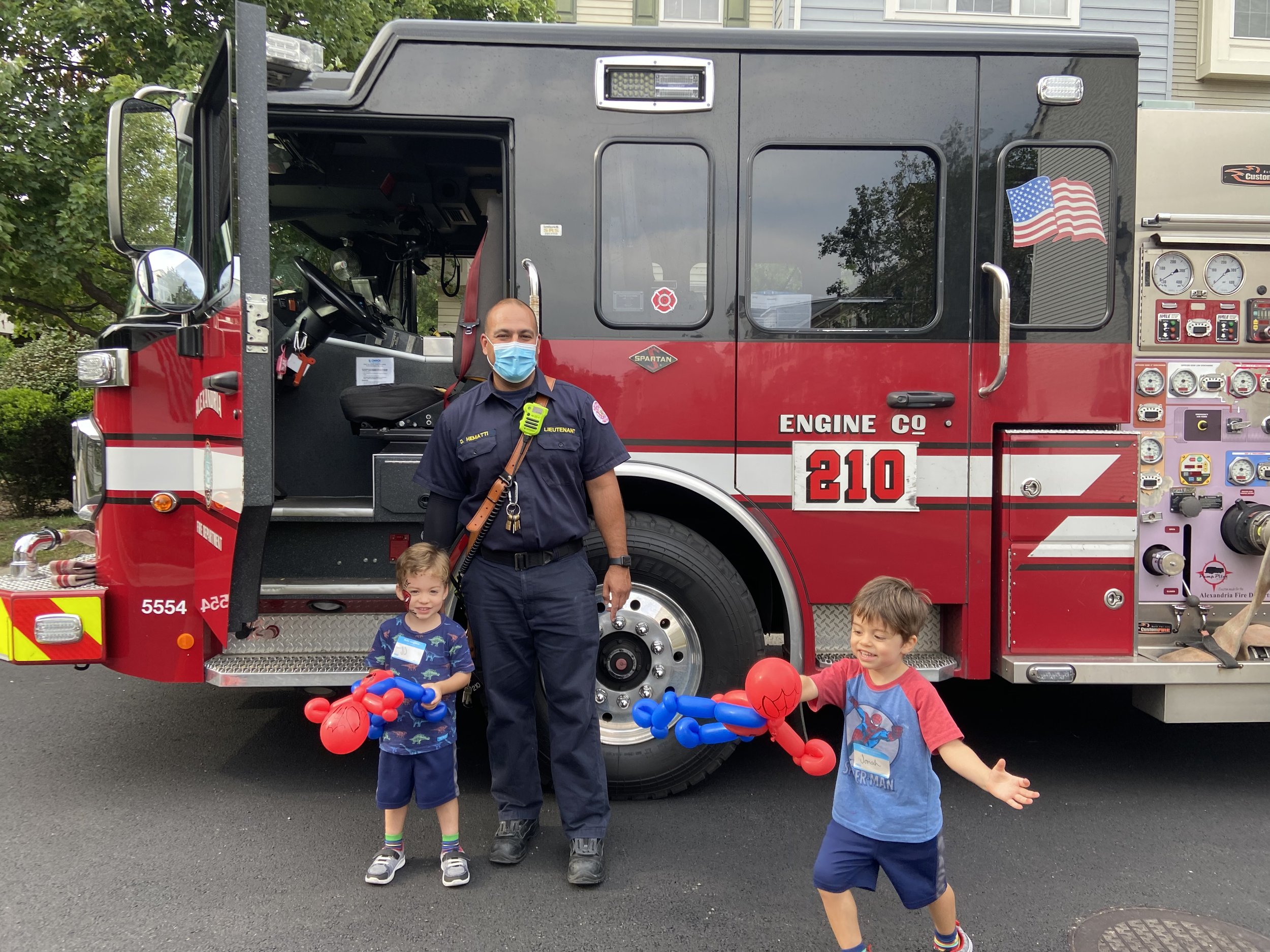 Alexandria Fire Dept. at National Night Out