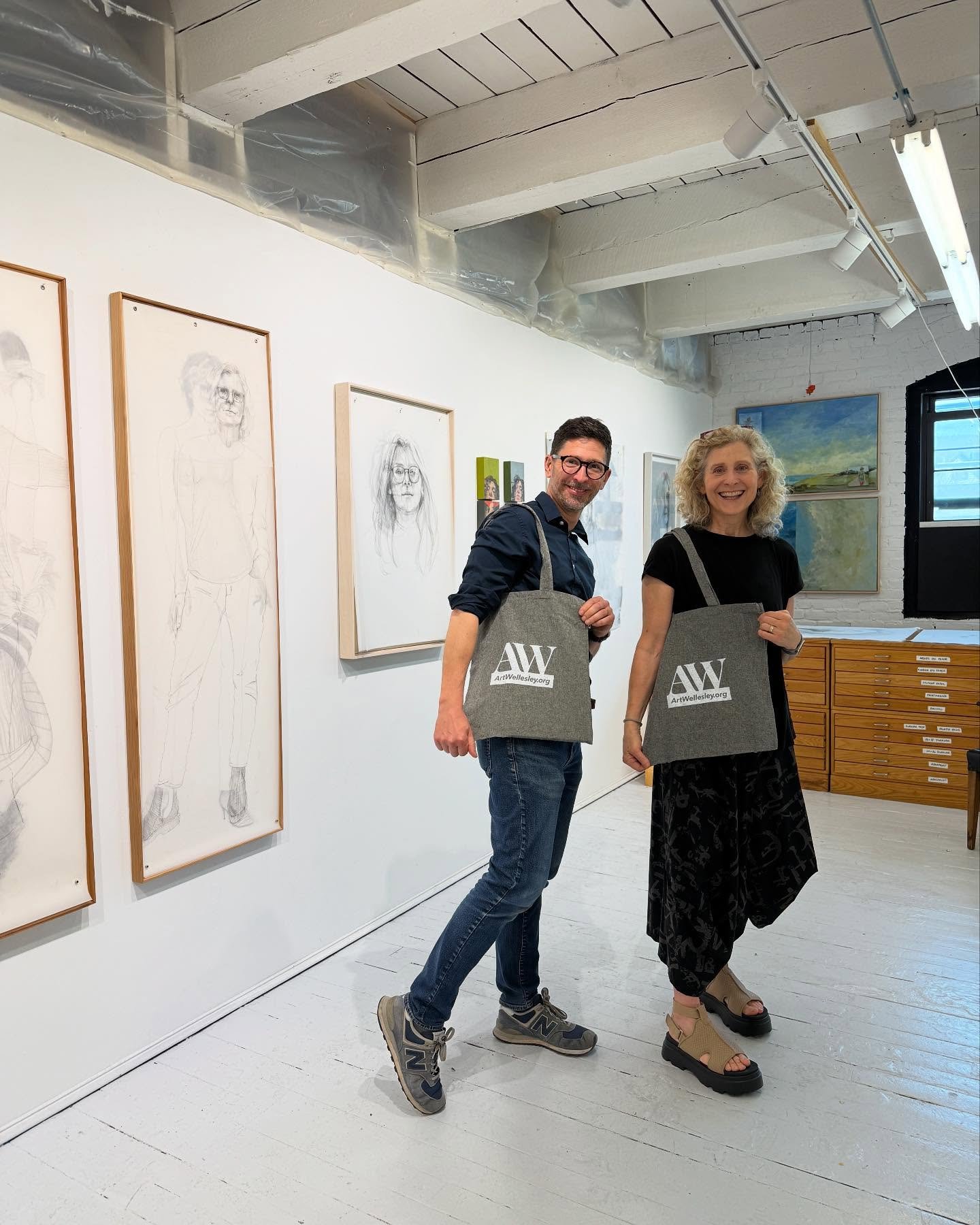 A huge thank you to Kathryn @geismarart and Wilhelm @wilhelmneusser for hosting us in their artist studios yesterday. It&rsquo;s always so inspiring to get a peek into artists spaces and brains. Such great discussions. 
And a huge Thank You to all of