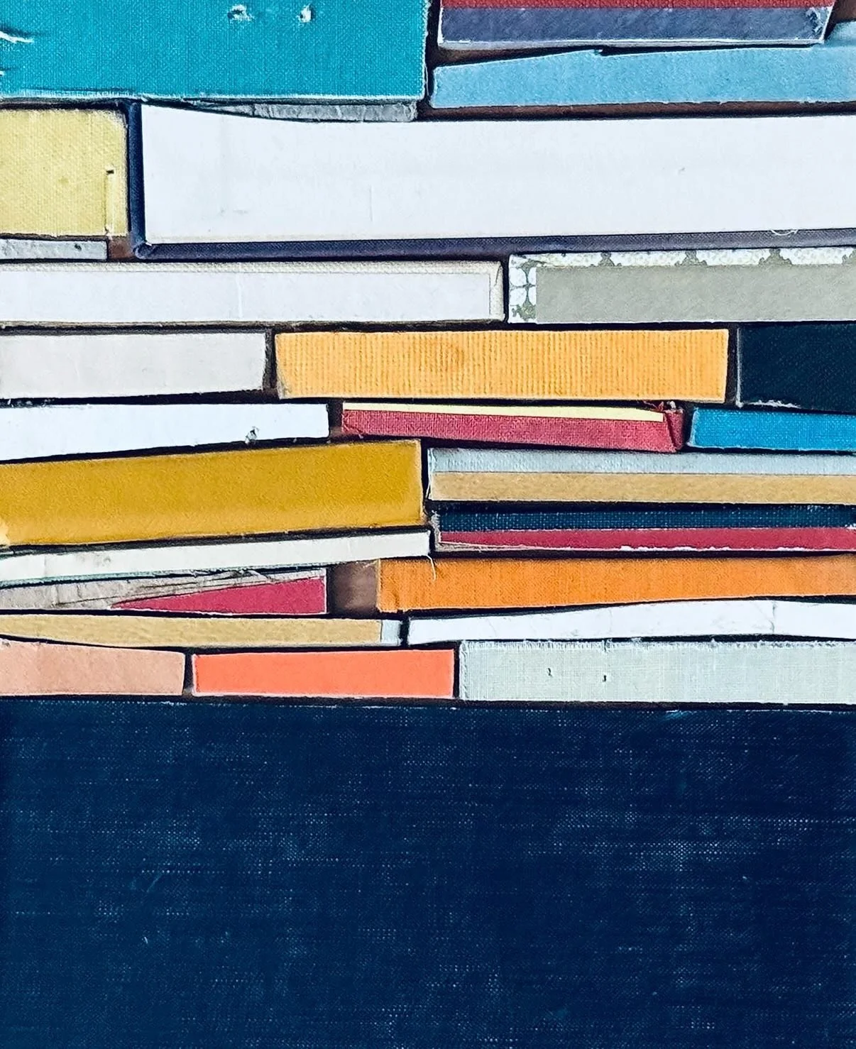 Over next few weeks we will share art from the upcoming exhibit at the Wellesley Historical Society. 

In today&rsquo;s post:
Laura Robert, The Wall II, mixed media
@lauramrobert 

Deborah Friedman, Prism Cairn #3, colored pencil
@dlfriedman_fine_art