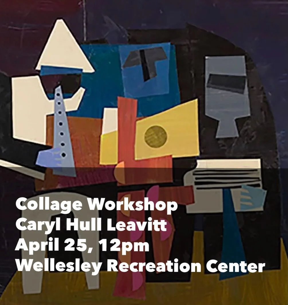 Caryl Hull Leavitt @caryl_hull_leavitt is back with a fun collage workshop. 
Create your own masterpiece inspired by artwork  from Matisse or Picasso. 

Please sign up on our website: www.artwellesley.org