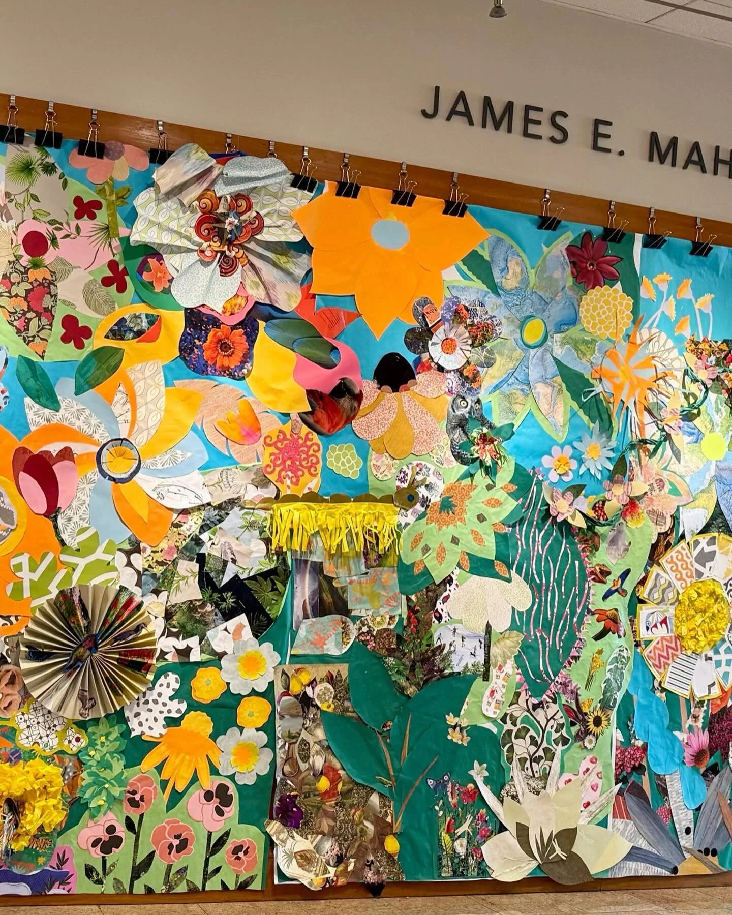 Thank you to everyone who helped us create this collage. It really is COLOSSAL . This is just one section but if you go to our profile you can see it across the grid!

Or even better, check it out in person at the Wellesley Free Library! It will be u