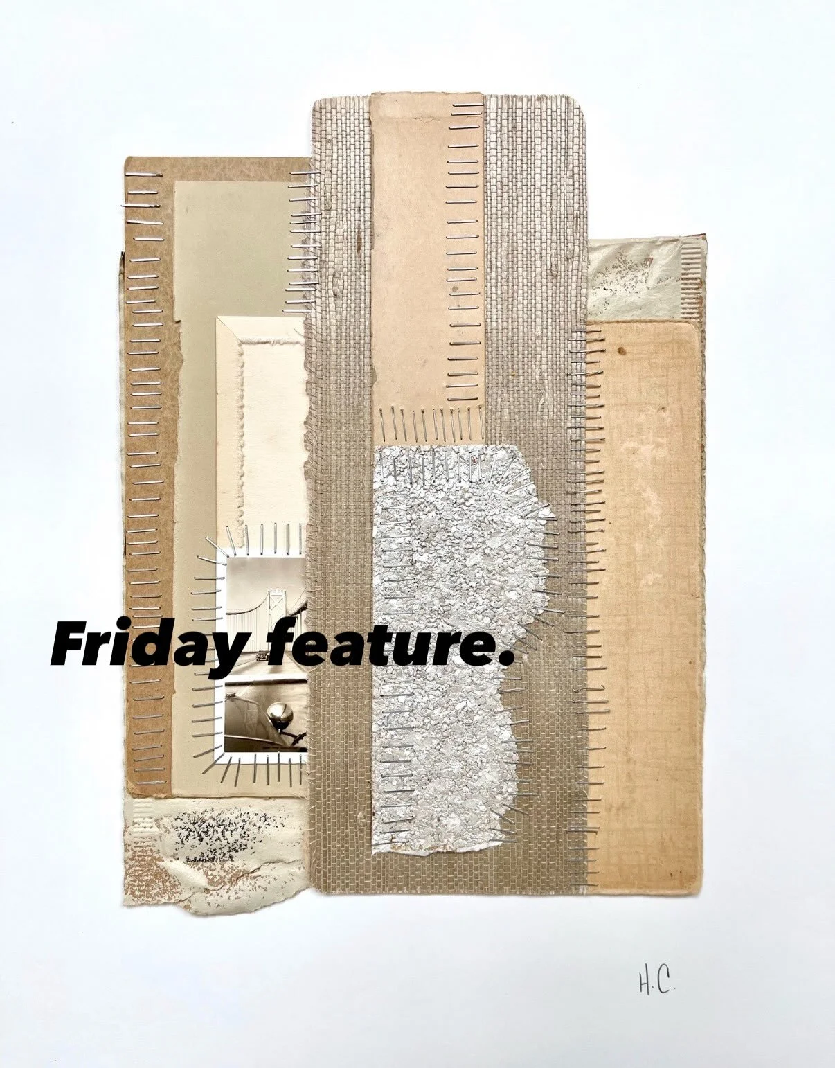 Sharing the work of Heather Carroll @heather.carroll.art for this Friday Feature. 

Heather Carroll is a visual artist based in Watertown, MA. Her current mixed media work explores themes of motherhood, memory, and materiality through the use of foun