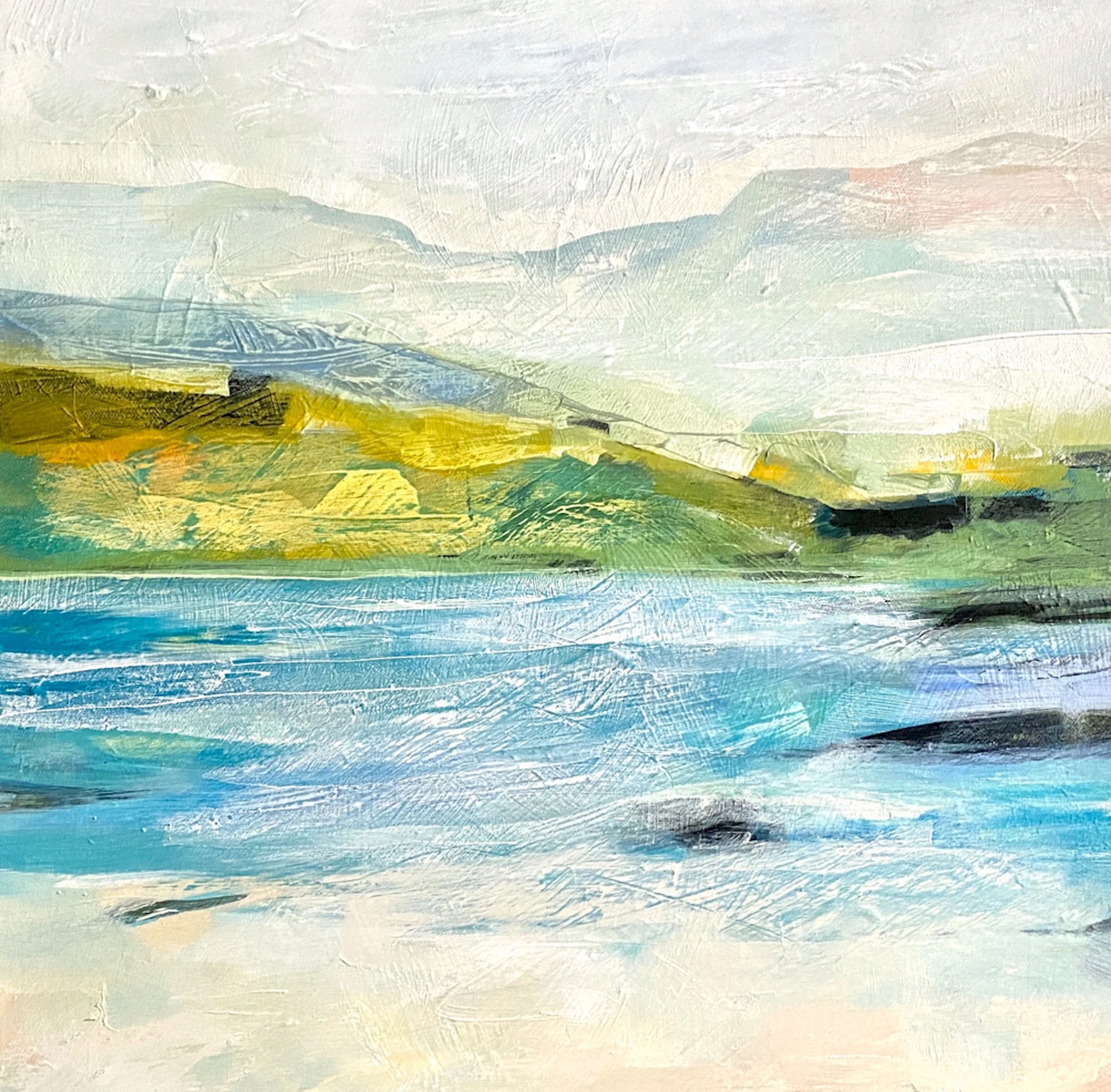 COASTAL VISTA - acrylic on canvas - 24x24" (Private collection)
