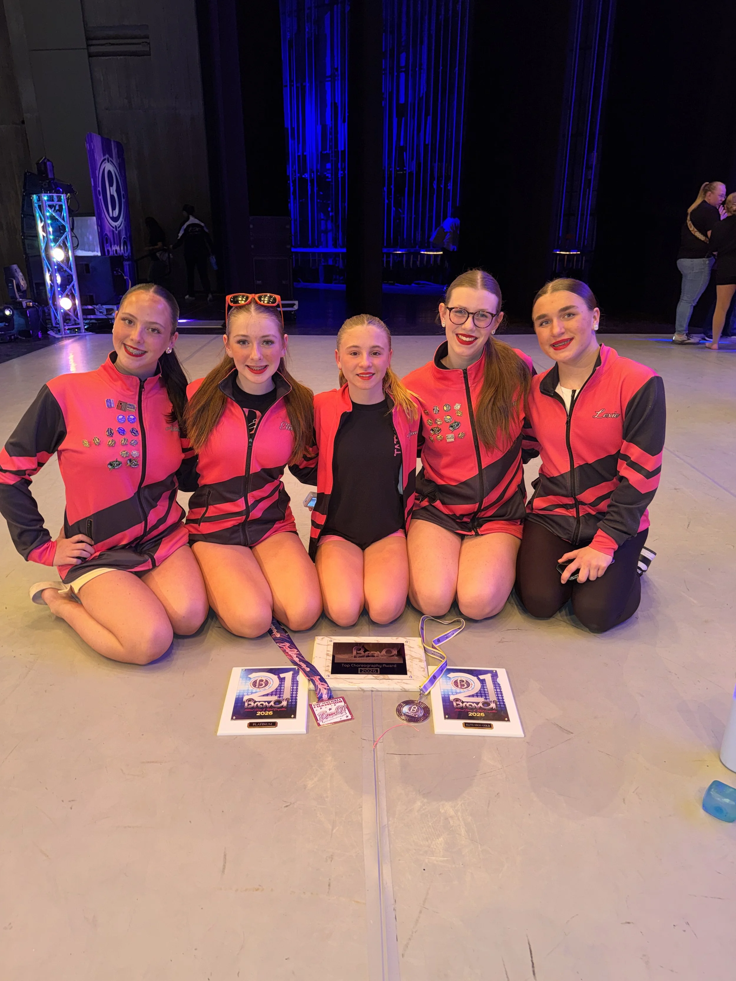 1st Place Overall, 4th Place Overall, Choreography Award