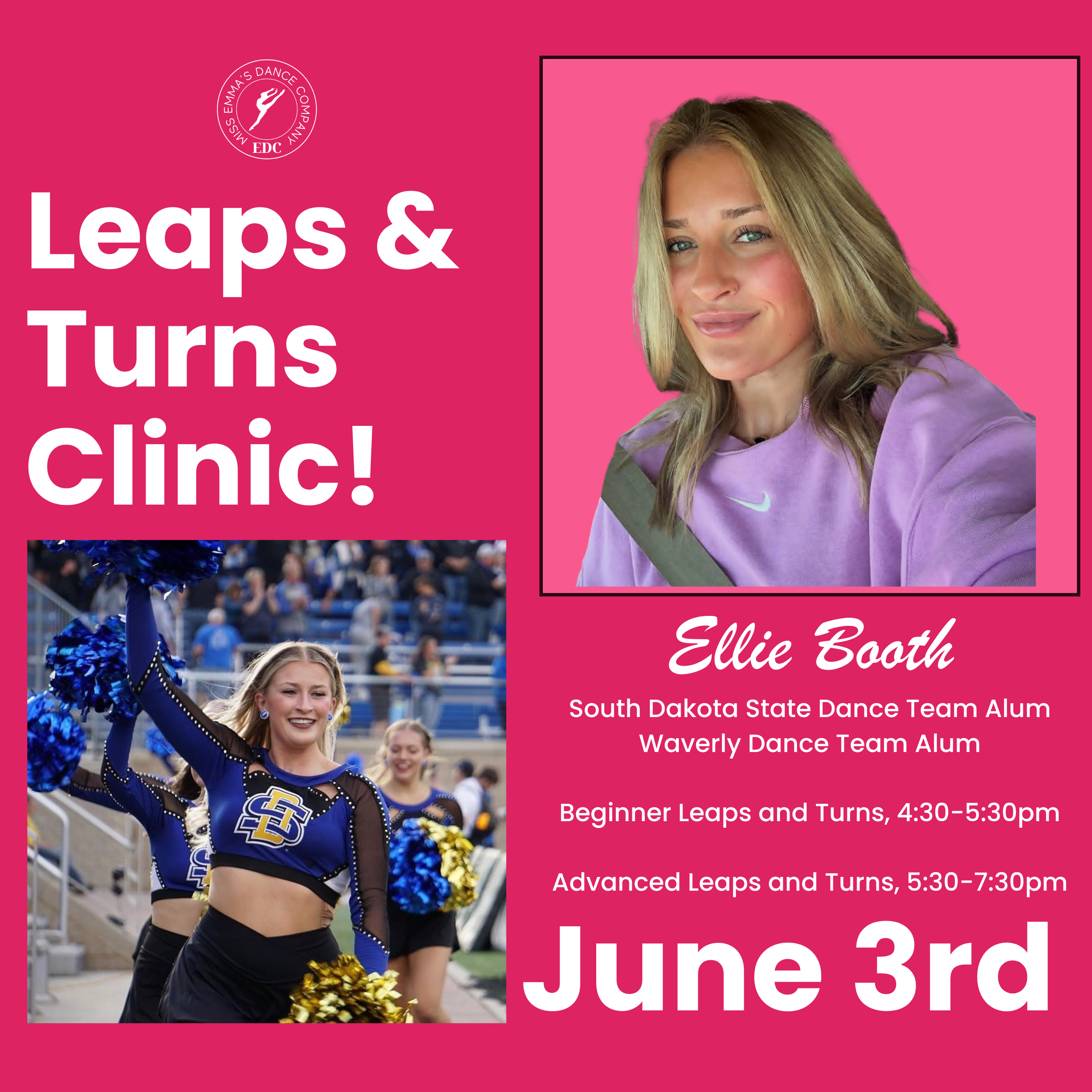 Leaps and Turns with Ellie!