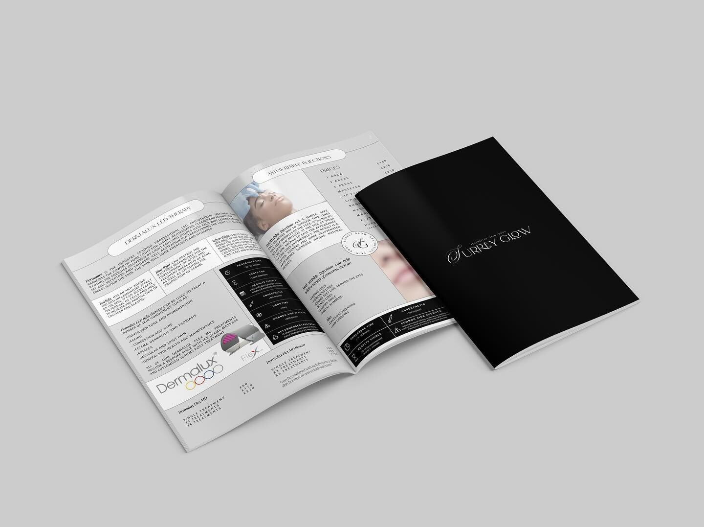 Digital brochure design completed recently for my client at Surrey Glow 🌟📖 The perfect way to get information/prices to your clients online 👏🏻

Ideal for; 
Training manuals
Treatment menus 
Information brochures
E-Books
+ More 

| studiokcd.co.uk