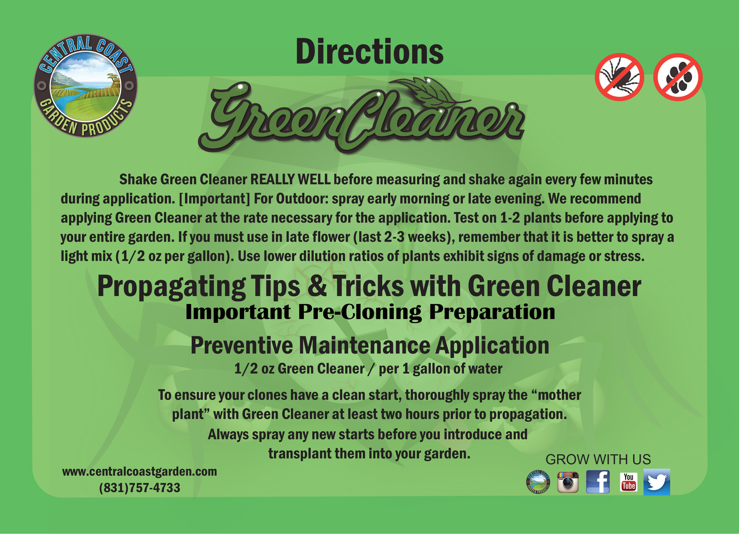 Central Coast Green Cleaner IPM Spray