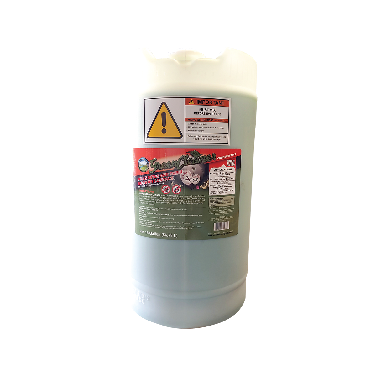 Green Cleaner 15 Gallon — Commercial Drum