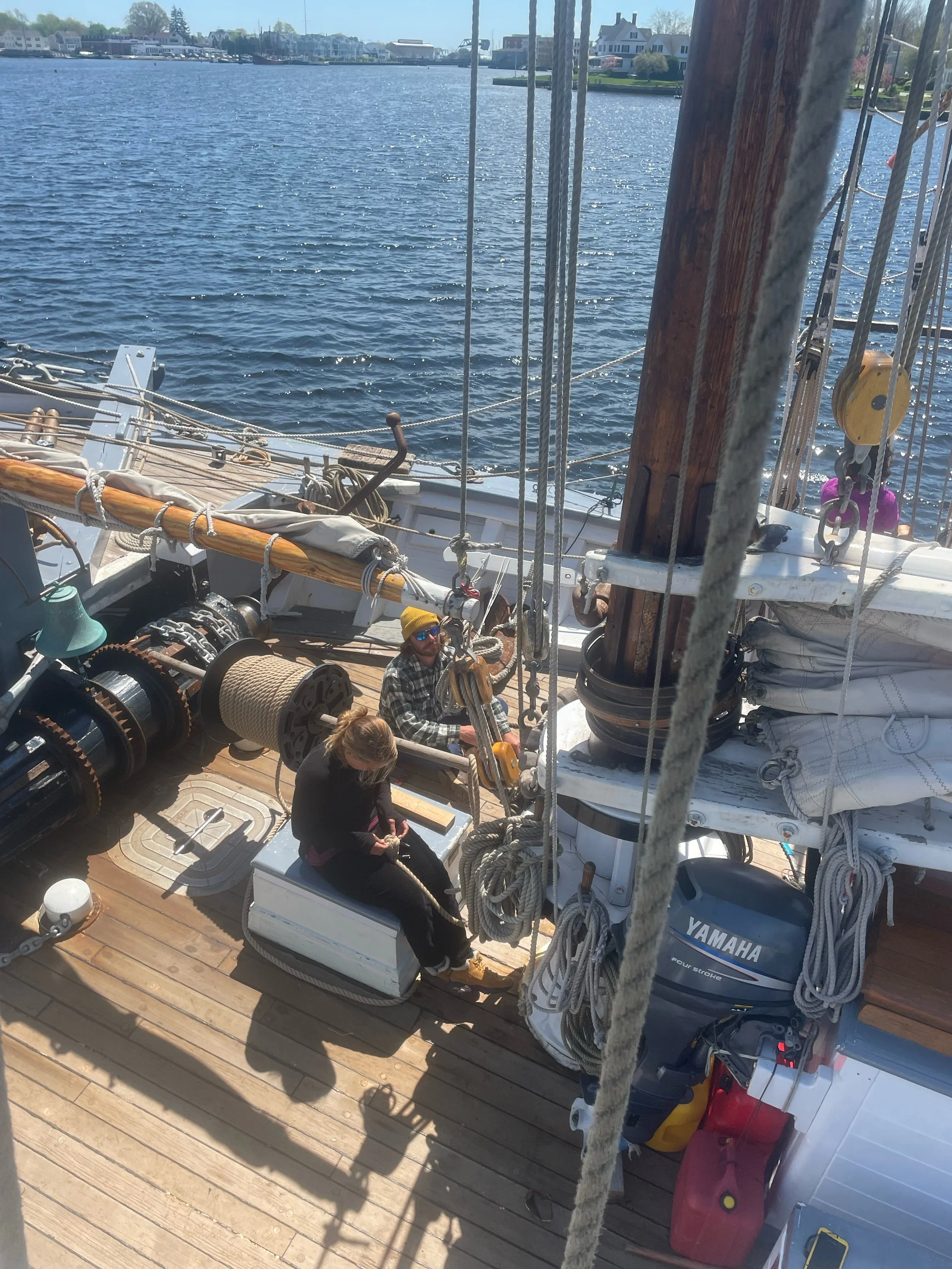  Ashley toiling away on wall and crowns.  