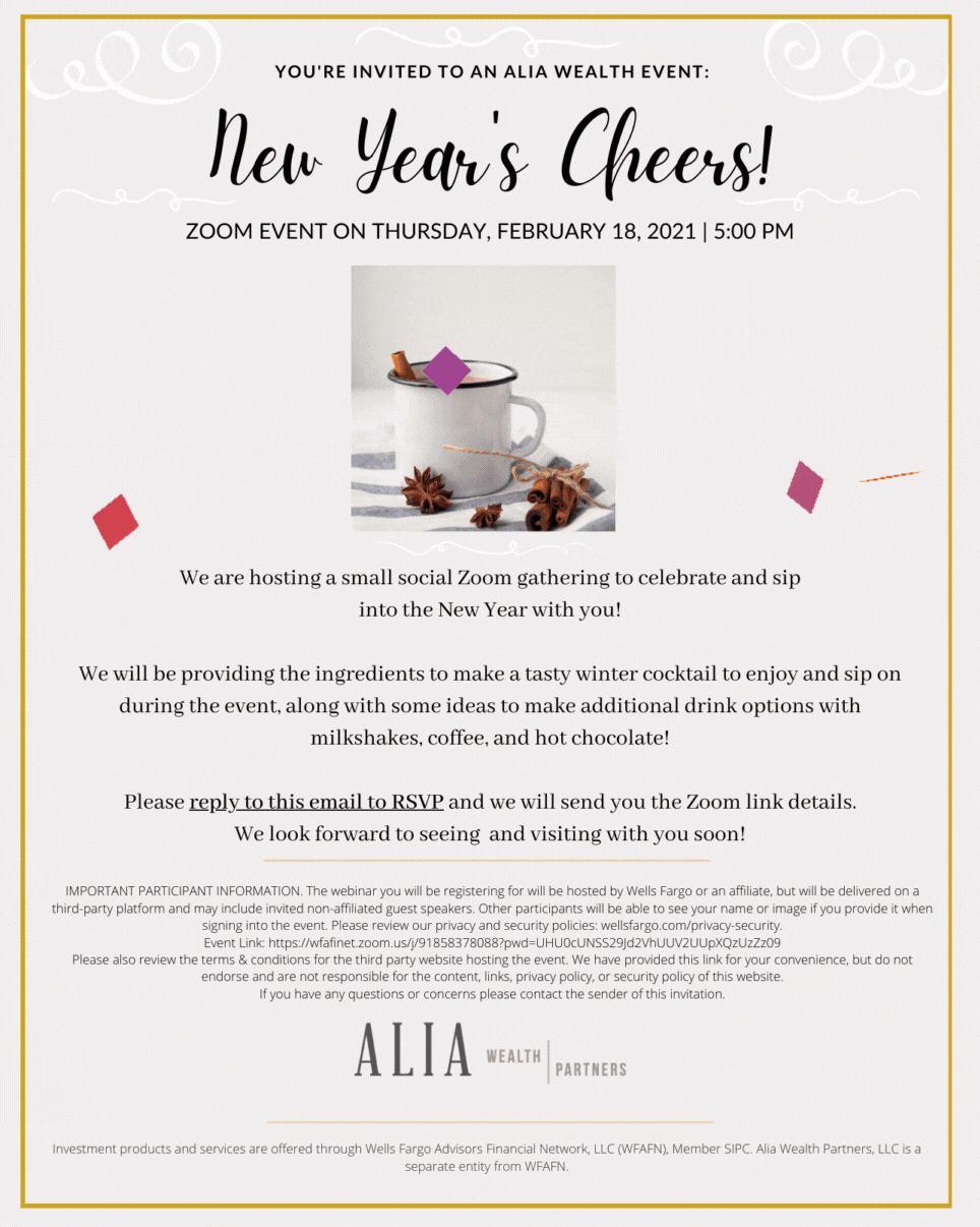 New Year Cheers Invite
