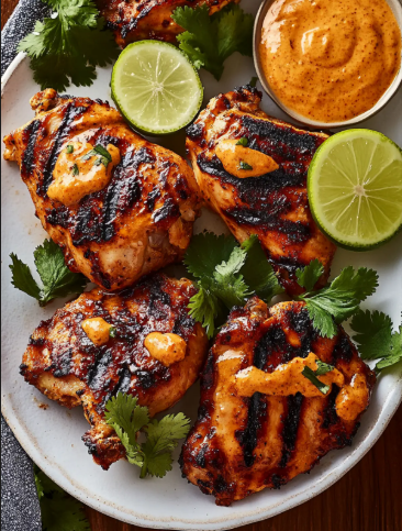 Grilled Spicy Coconut Chicken