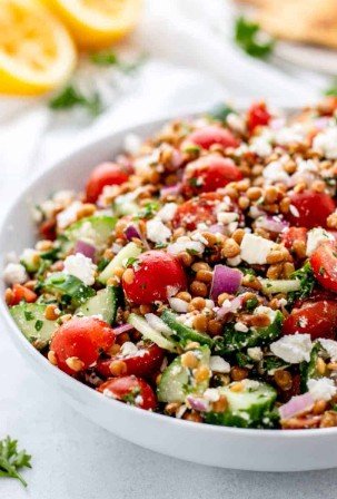 Greek Lentil Salad