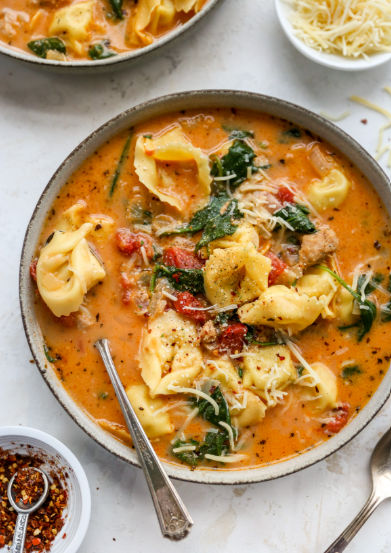 Cozy Tortellini and Sausage
