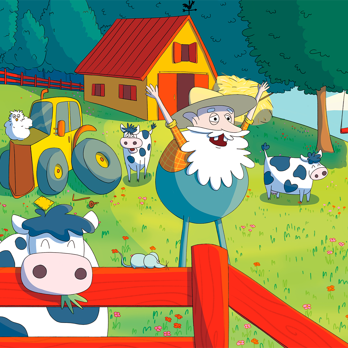 I want more milk children book illustrated by Maria Mars