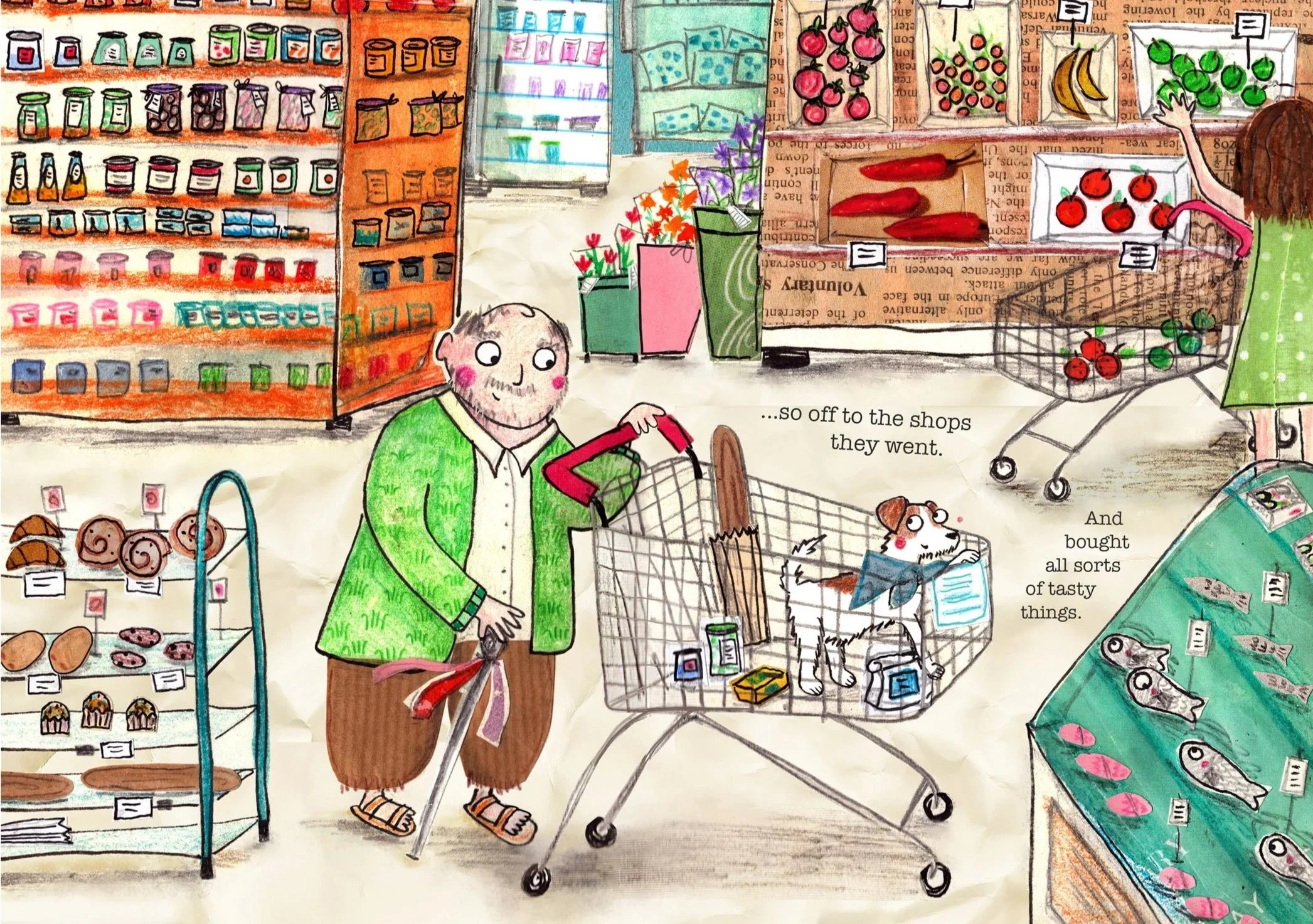 The Italian Supermarket | Collage