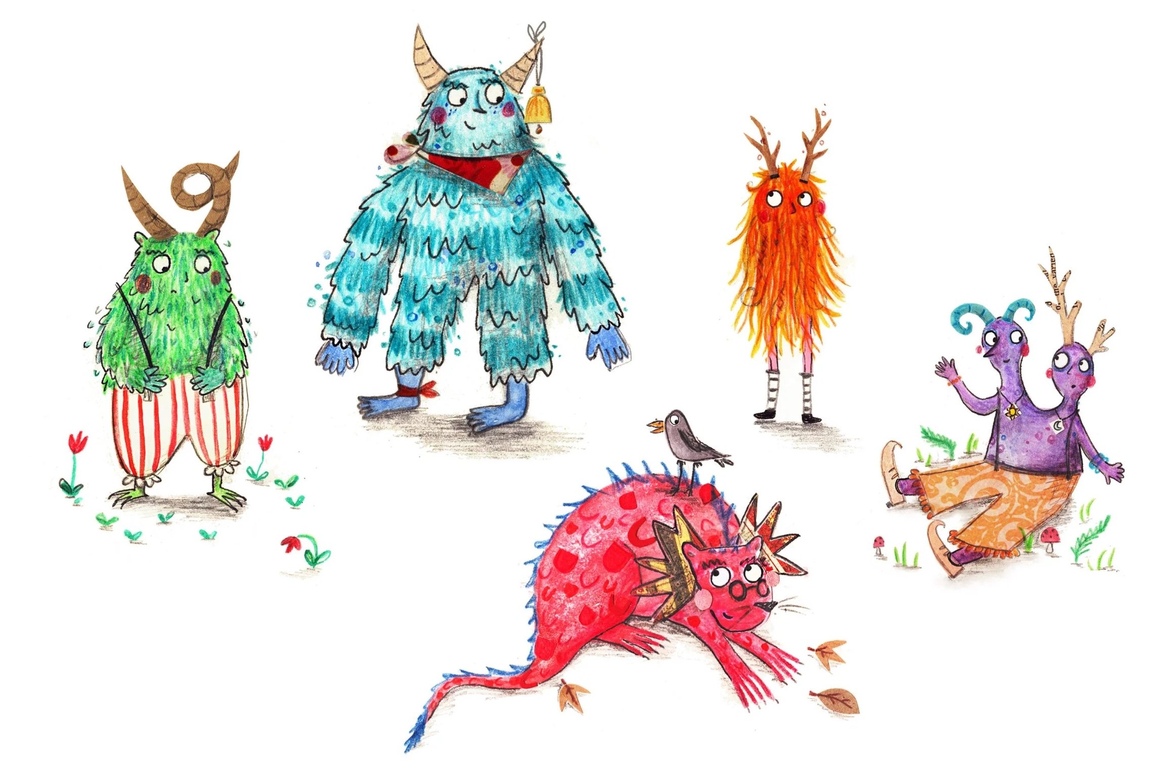 The Very Friendly Monsters | Collage