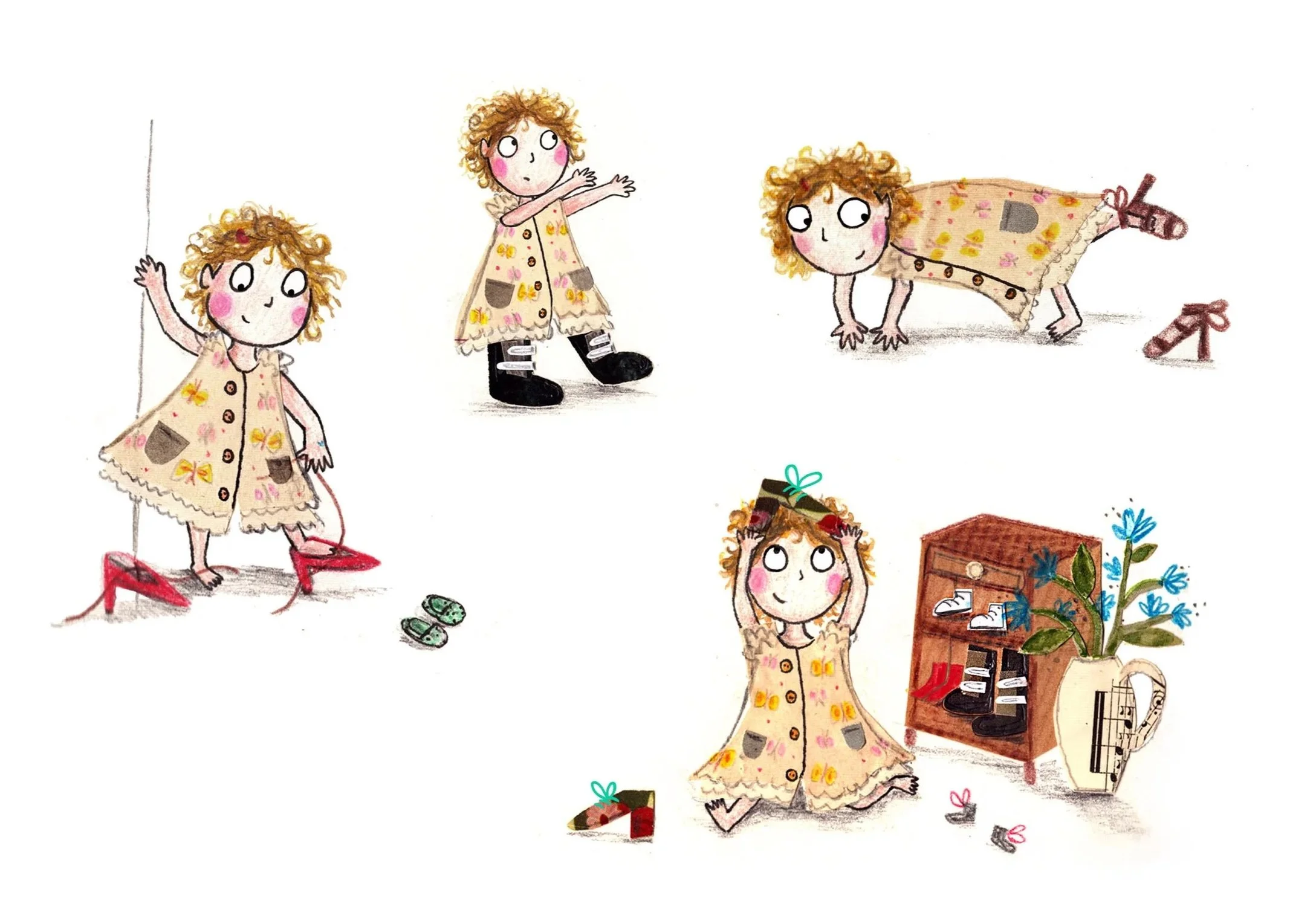 
Little Person, Big shoes… | Collage