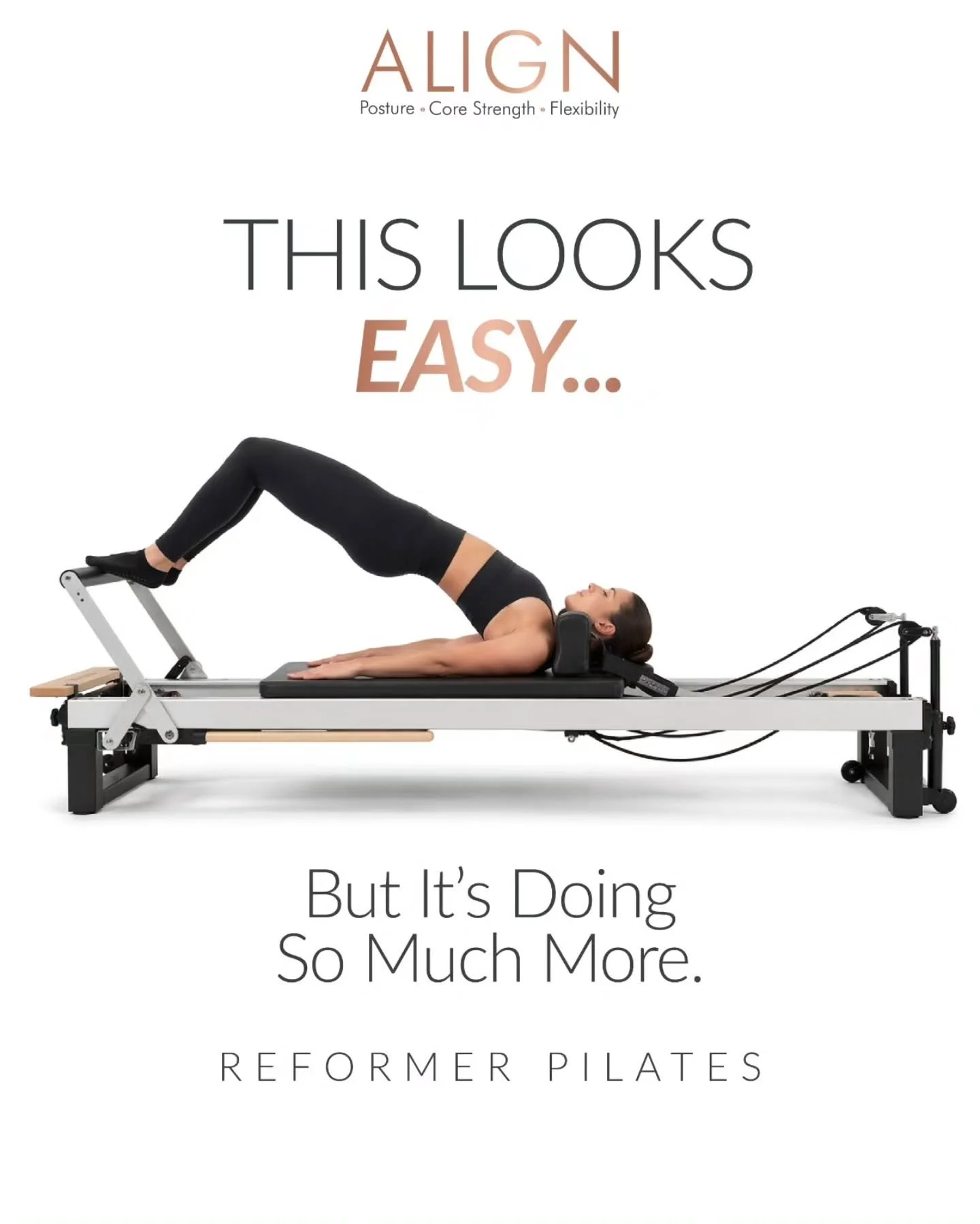 Most people think this is just a simple movement&hellip;
But what&rsquo;s actually happening tells a completely different story.

This reformer exercise isn&rsquo;t just about lifting your hips.
It&rsquo;s targeting your deep core stabilisers, activa