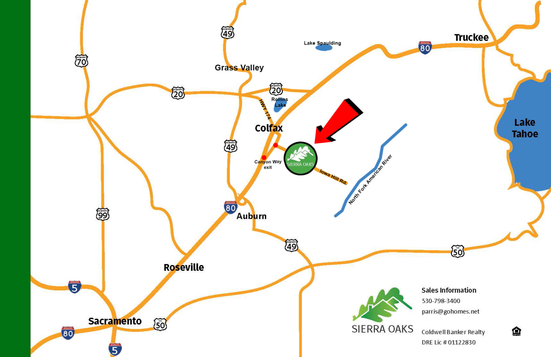 Sierra Oaks Colfax New Homes for Sale