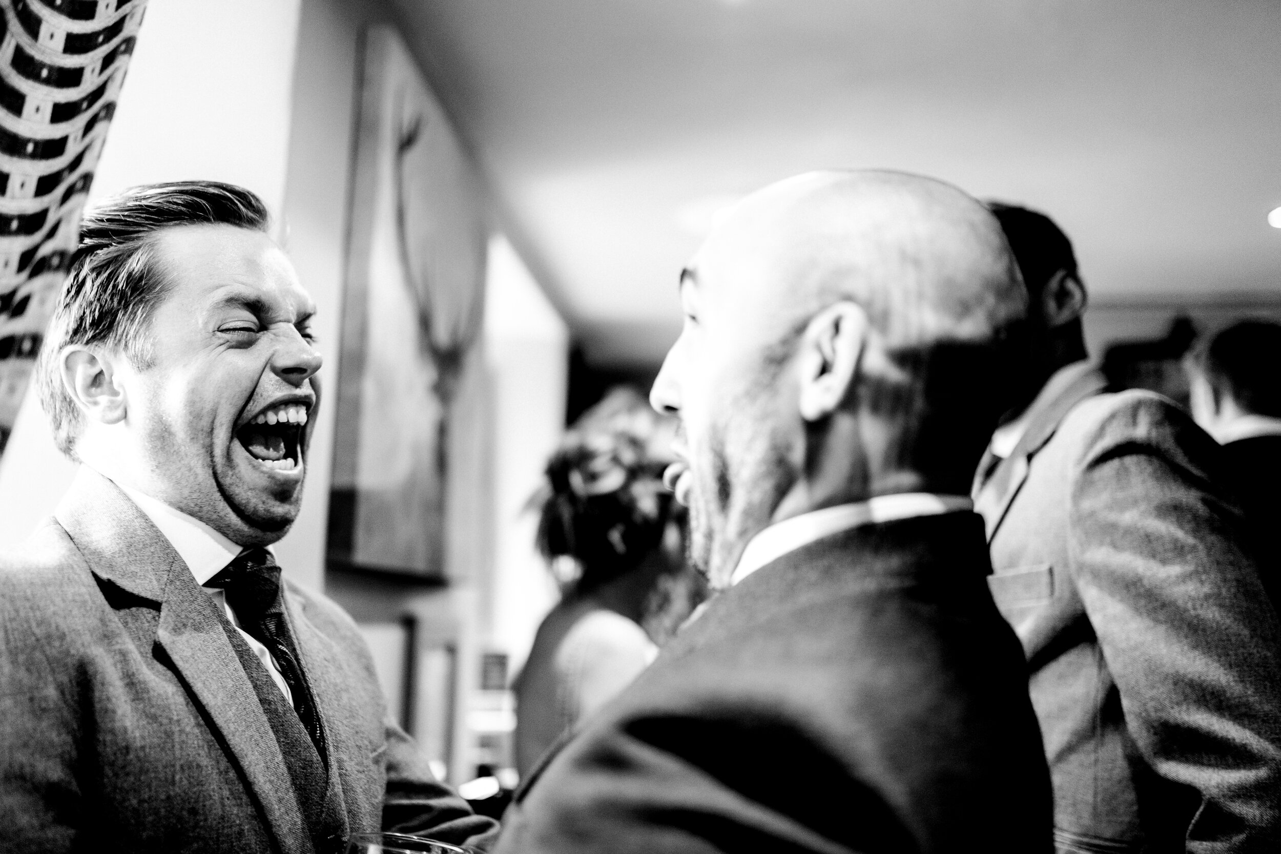 funny groomsmen, Priory Cottages wedding, Yorkshire