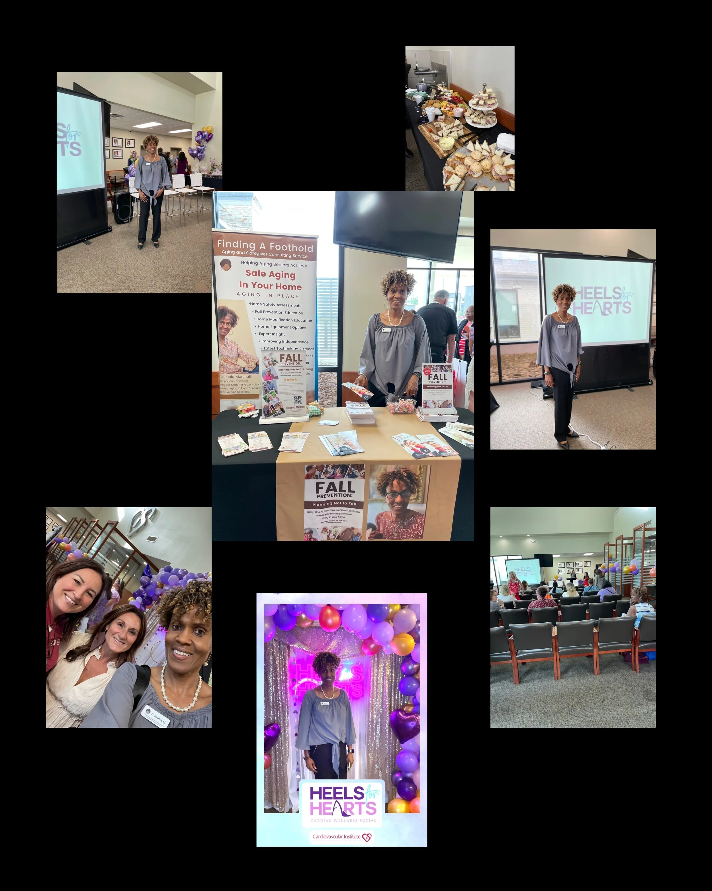 Finding A Foothold Foundation participating as a resource vendor at the Cardiac Institute of the South Heels and Heart Women’s Health Social.