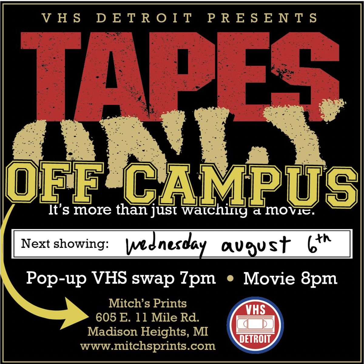 VHS Detroit Presents: Tapes Only