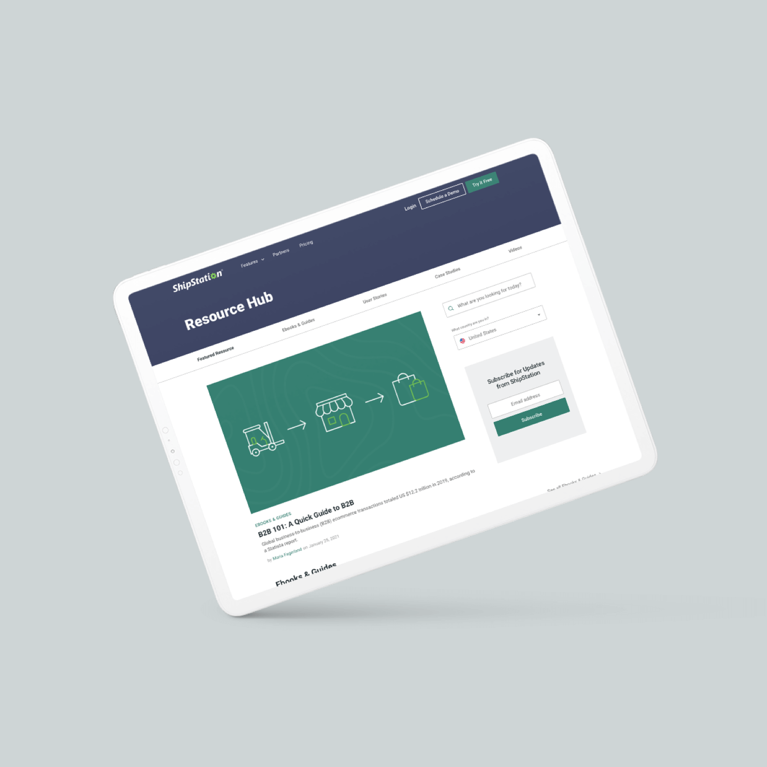 ShipStation: Website + UI Design