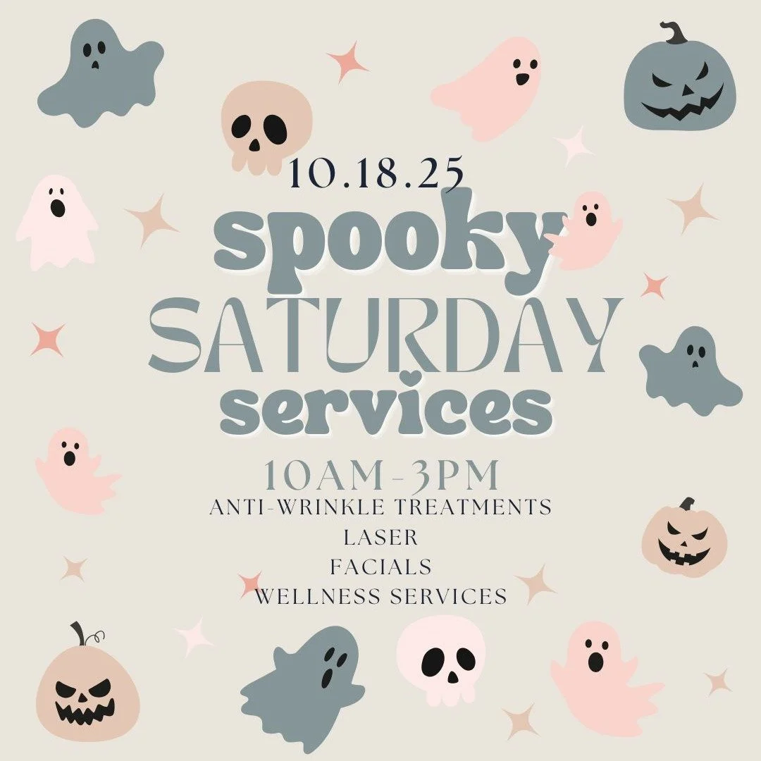 Saturday October 18th we will have laser and skin services with @rebecca_at_luxe as well as injectable and wellness treatments with @glowup.with.jess 

Book now - limited appointments.

🌙