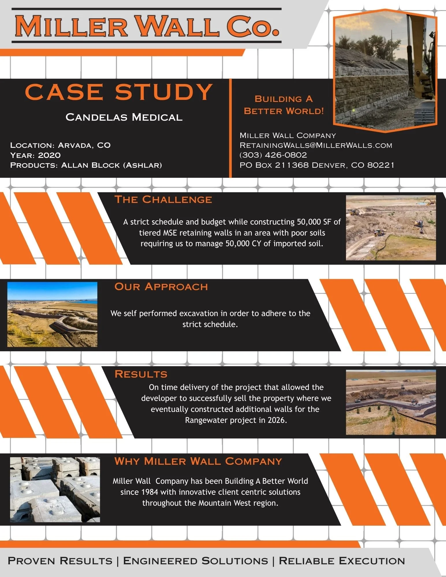 Candelas Medical | MSE Wall (Allan Block)