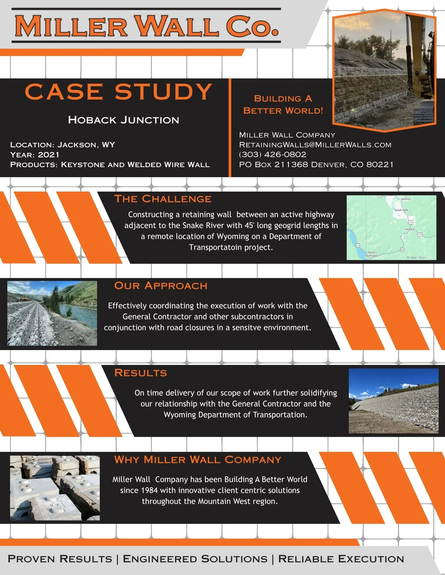 Hoback Junction | Welded Wire MSE Wall (Hilfiker)