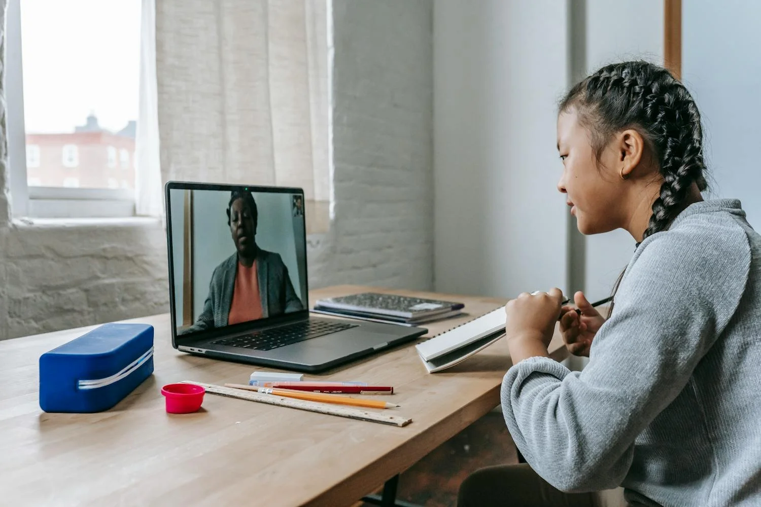 Student receiving online Trigonometry tutoring