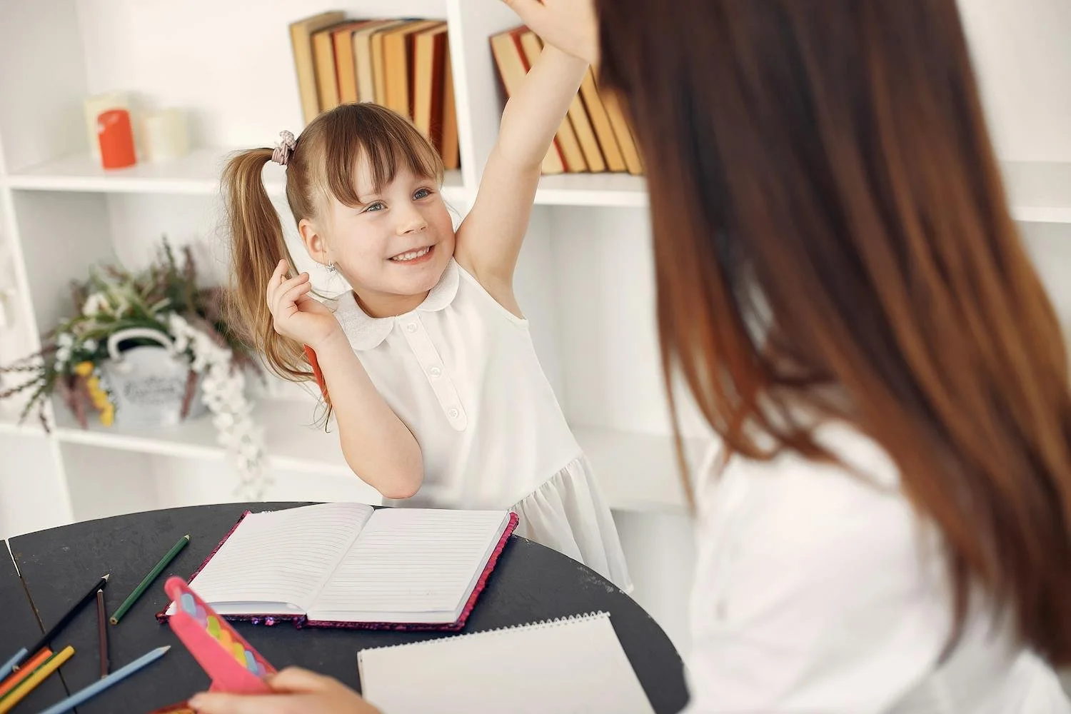 Student excelling with the help of a tutor