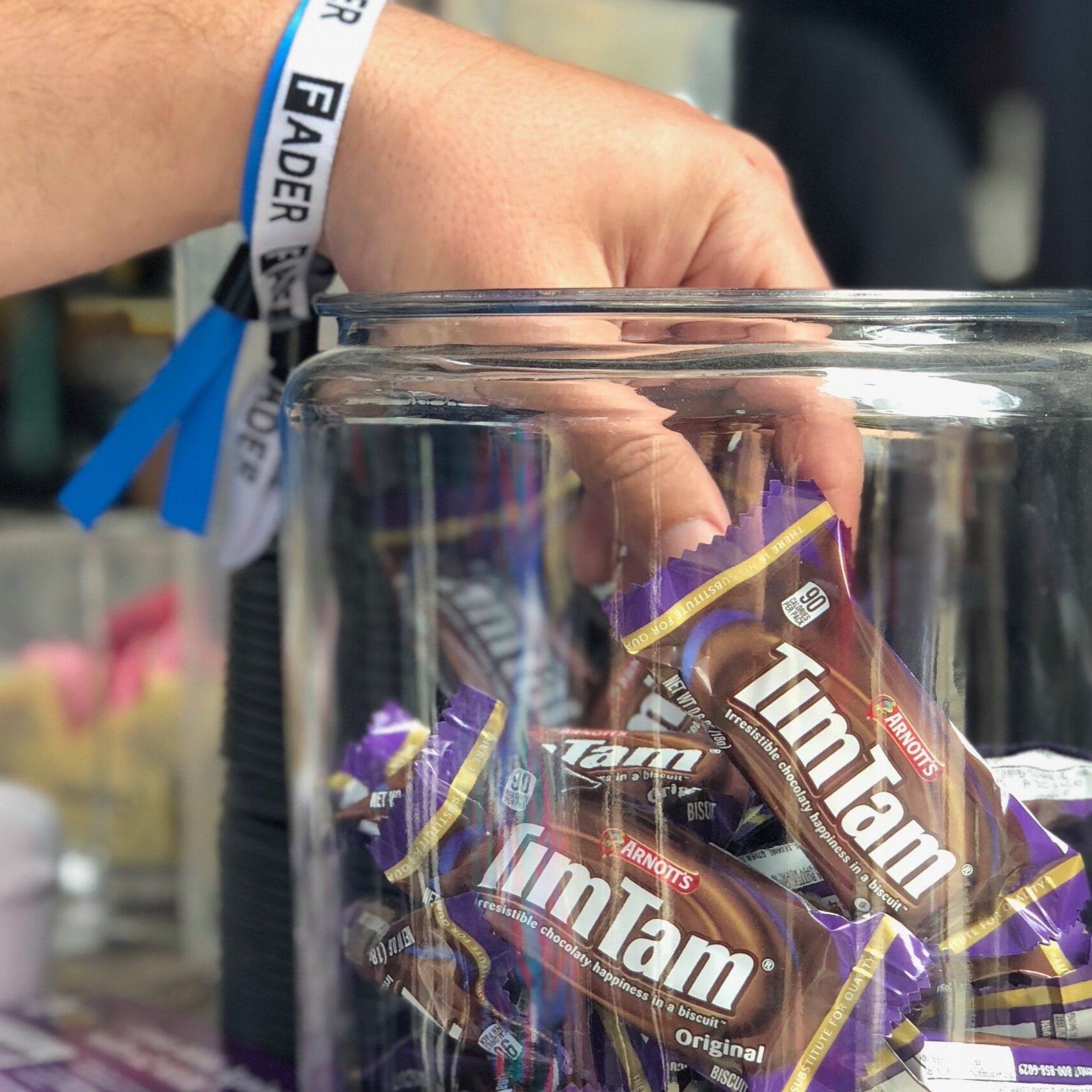 Tim Tam @ SXSW activation and sampling