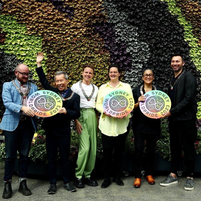 GATHER. DREAM. AMPLIFY |SYDNEY WORLD PRIDE 2023 
🌝🌈🌿

Lucky &amp; I are humbled &amp; THRILLED to be acknowledged as one of @sydneyworldpride 45 Rainbow Champions ☺️🙏🏼 Thank you to CEO Kate Wickett &amp; the SWP team, we will never forget yester