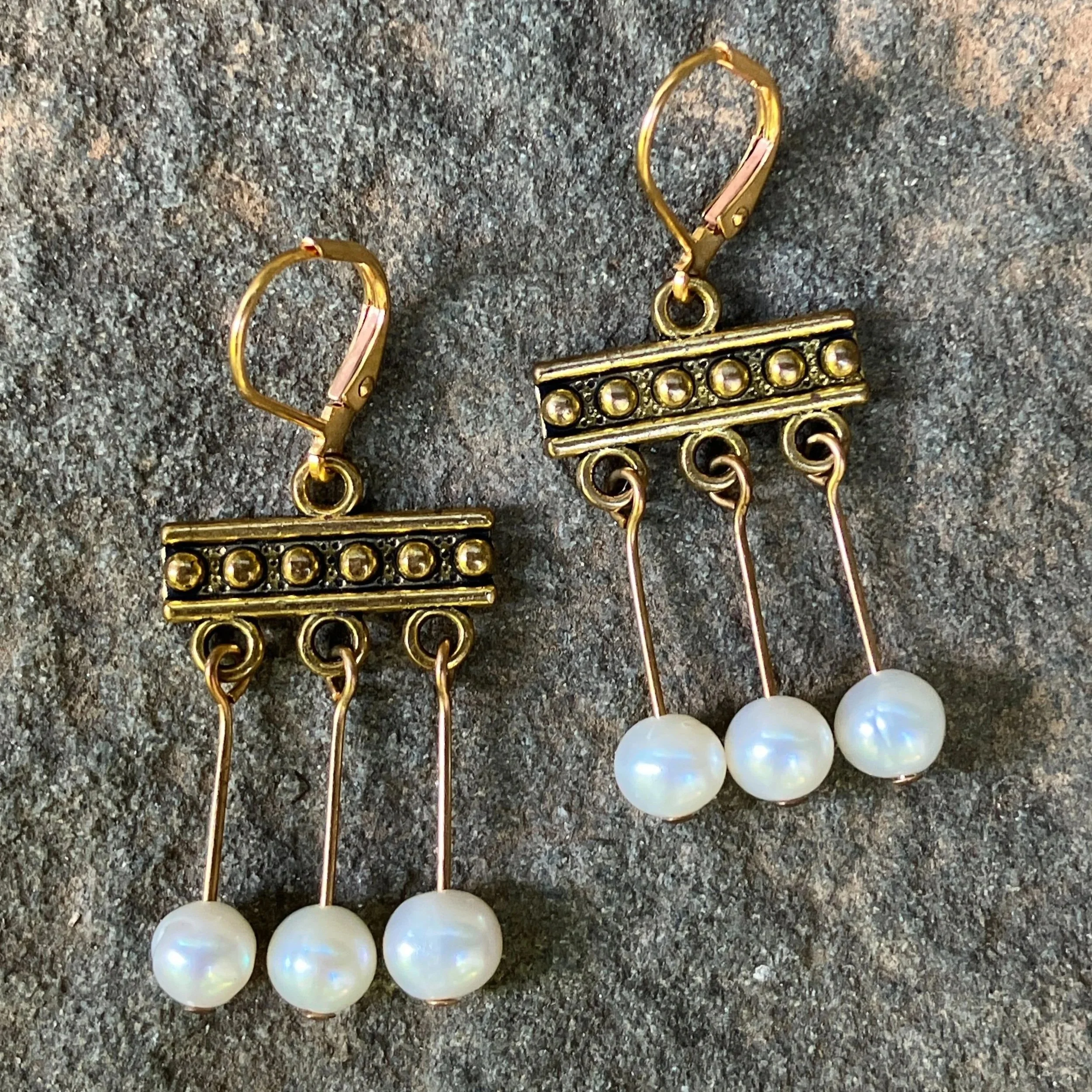 "Hollywood Ancient" Crotalia Chandelier Earrings