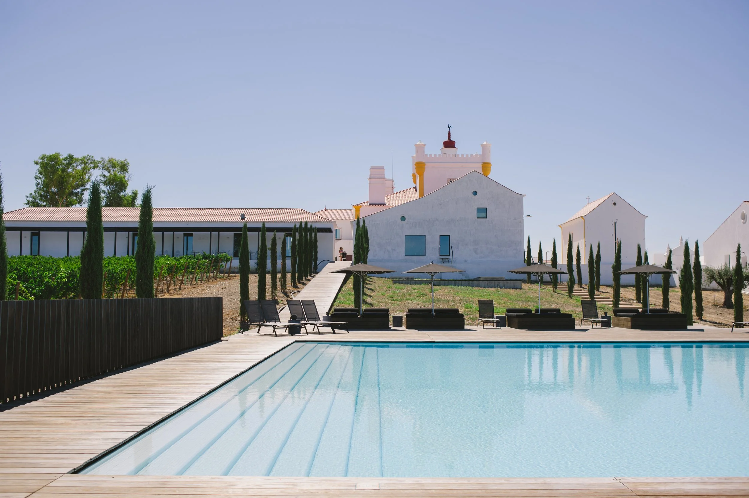 Torre de Palms pool looking at building.jpg