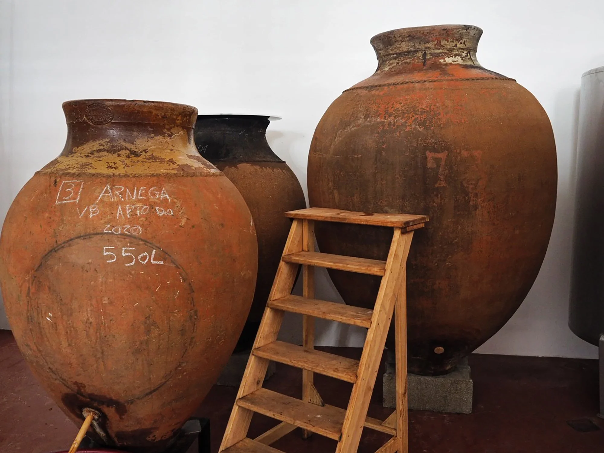 Old Talha pots handed down through generations for wine making