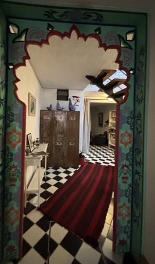 Decorative frame in the hallway