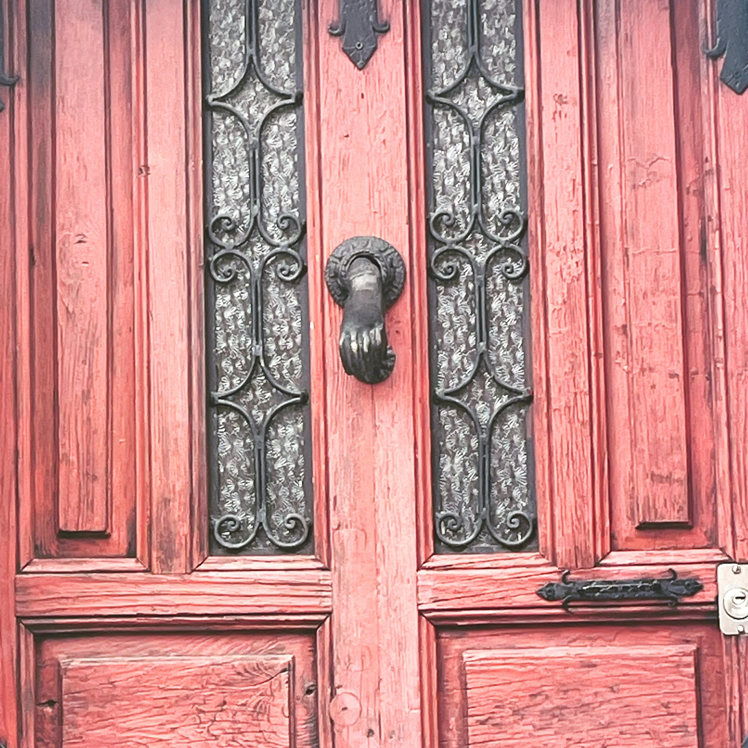 The front door