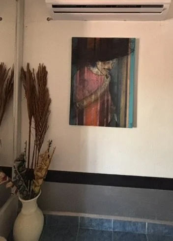 I call this painting Mi Amor Espanol, by Rafael Ontiveros. He calls it "Gaucho"