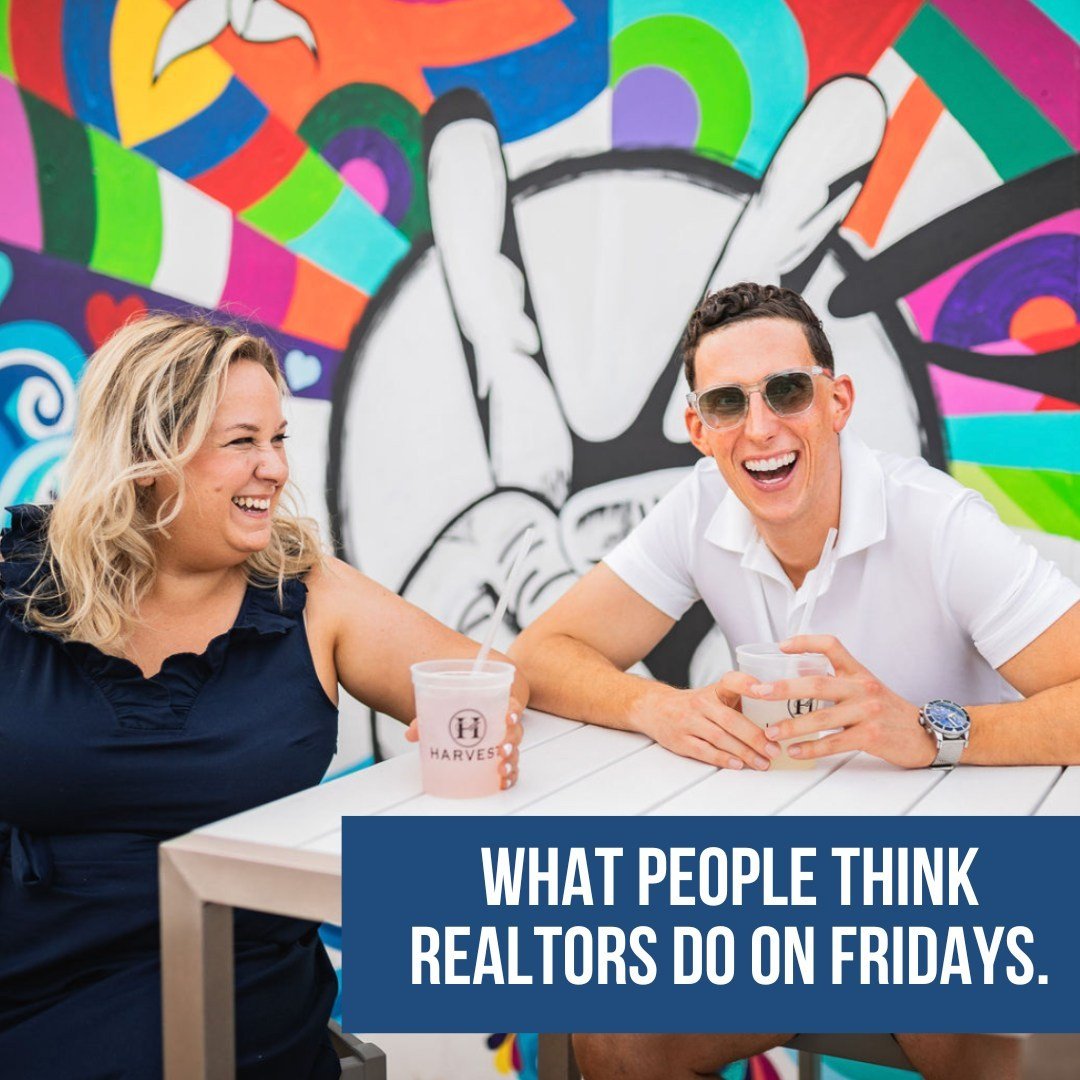 What people think realtors do on Fridays: Enjoy leisurely brunches, hit the golf course, and kick back for an early start to the weekend. 🍳⛳⁠
⁠
Reality: Work, work, and more work! Fridays are just another opportunity to hustle and serve our clients.