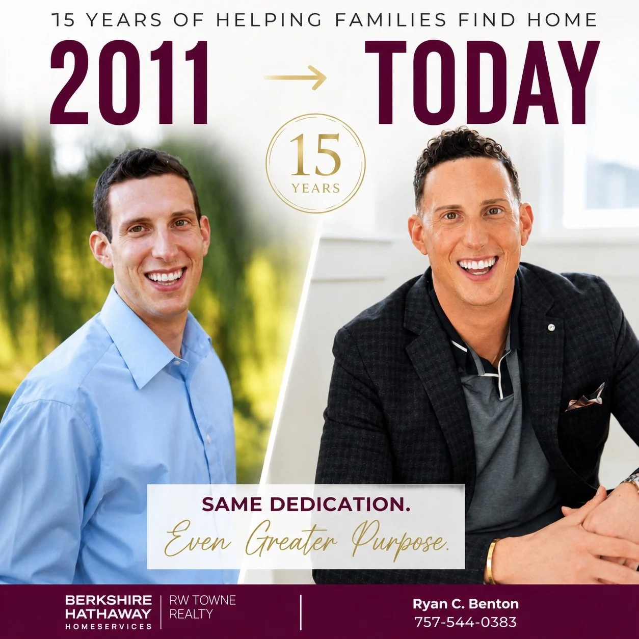 15 Years. Countless Memories. One Incredible Community.

Fifteen years ago, I walked into Berkshire Hathaway HomeServices RW Towne Realty (then @rwrealtyco ) as a brand-new Realtor.

I didn&rsquo;t have all the answers.
I didn&rsquo;t know what the n