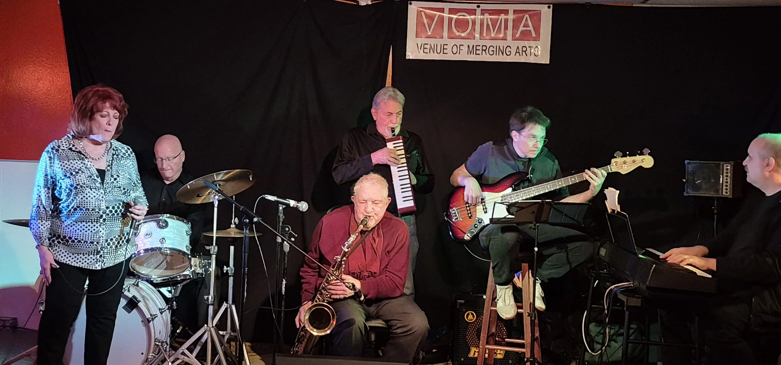 VOMA JAZZ featuring The Don Aliquo Quartet with special guest vocalists: Jessie Wills, Phat Man Dee and Esai Aliquo