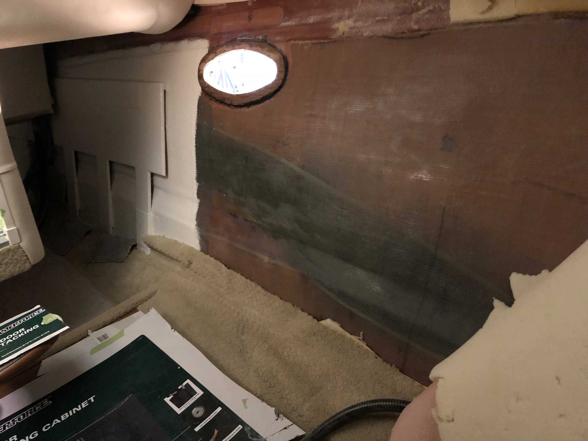 inside laminate repaired
