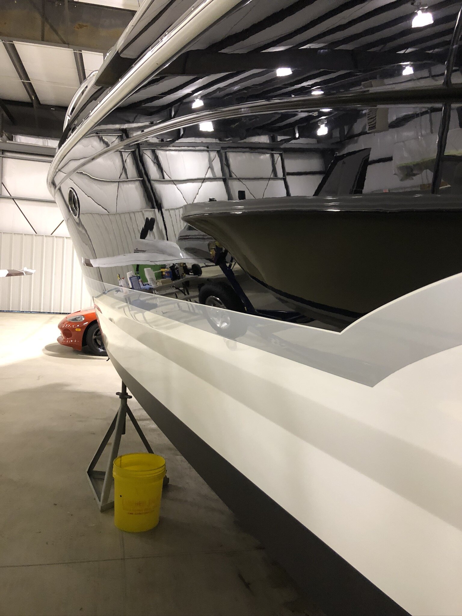 The RCS reflection in paint