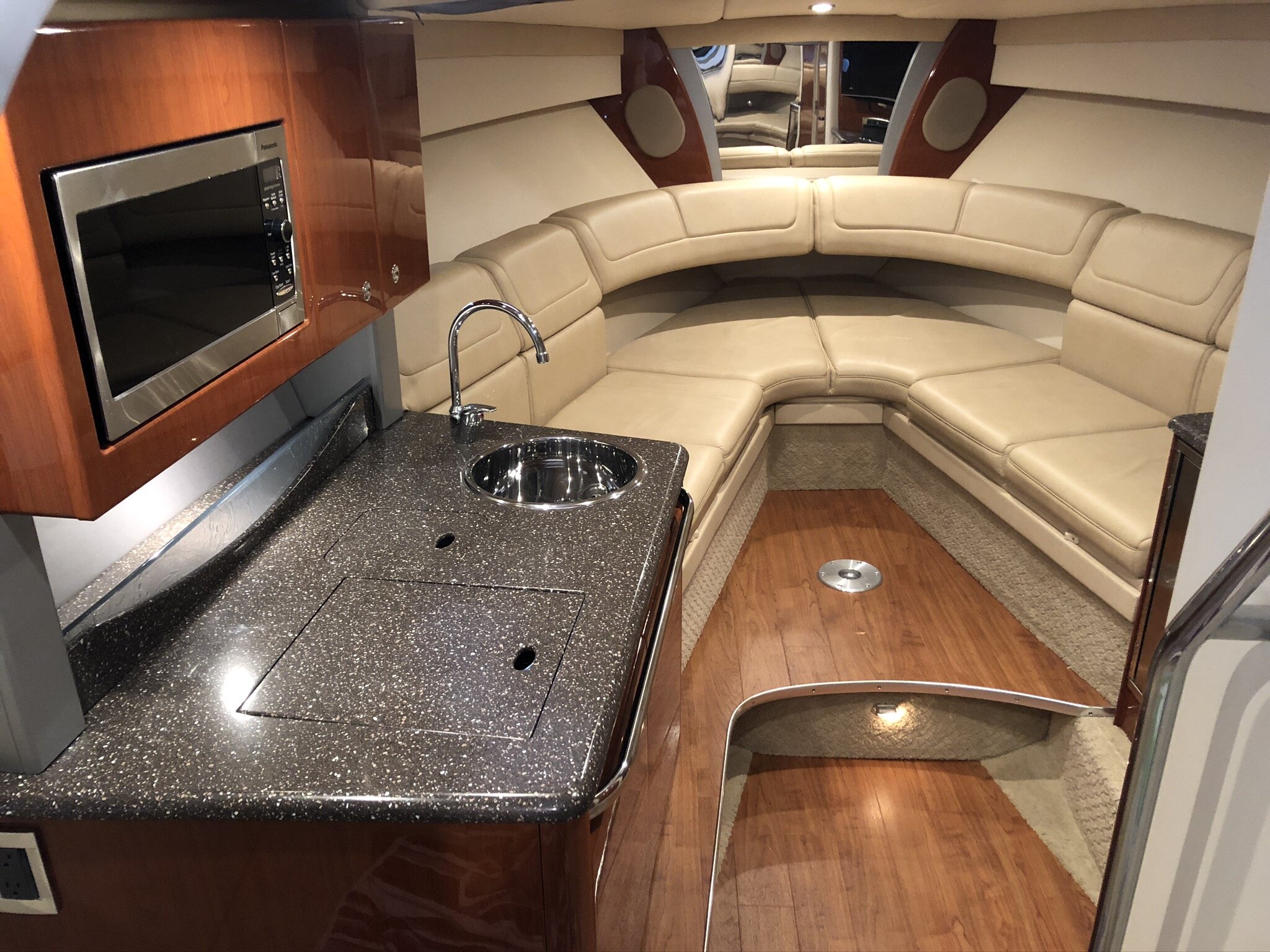 repaired / rebuilt interior