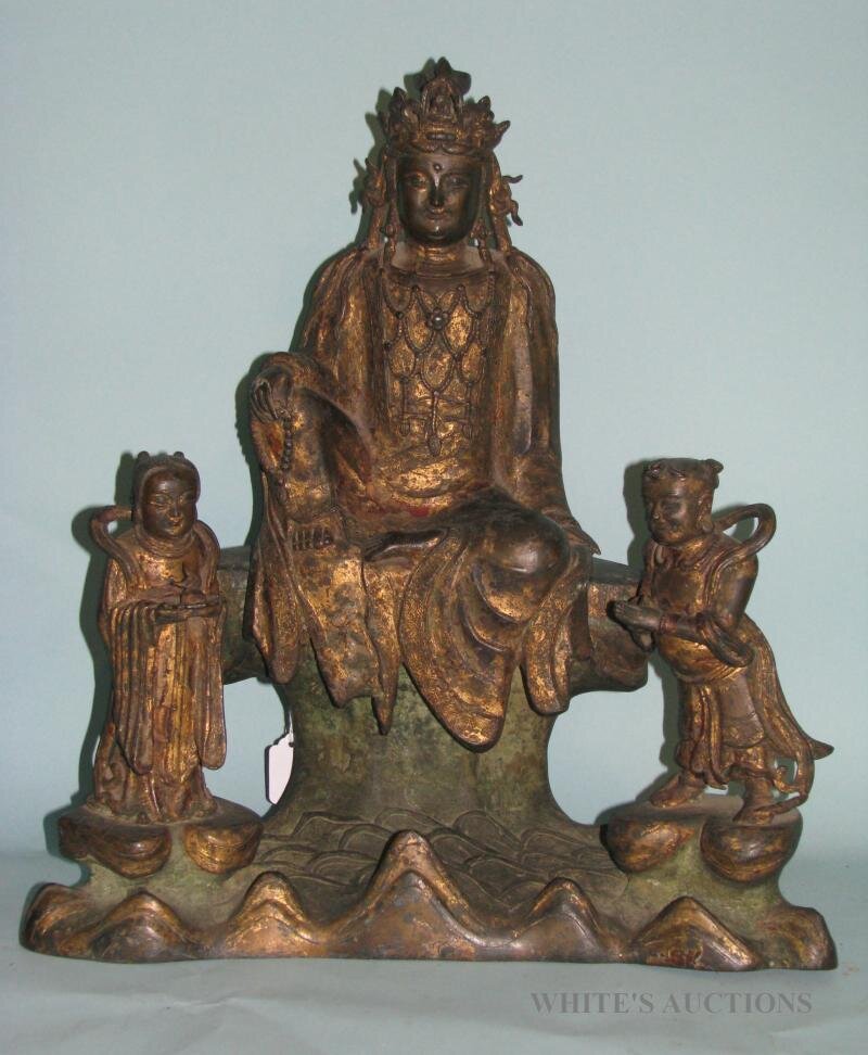 ORIENTAL- Early Chinese Bronze. SOLD $37.750 (July 2011)
