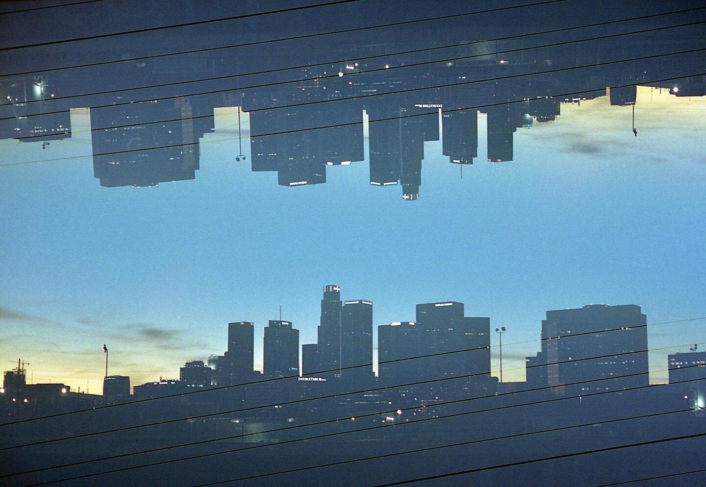 double exposure of the city 🎞 #35mm