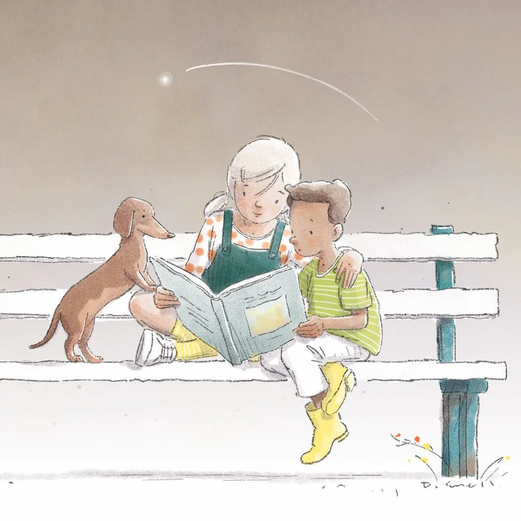 Little Book Room Illustration