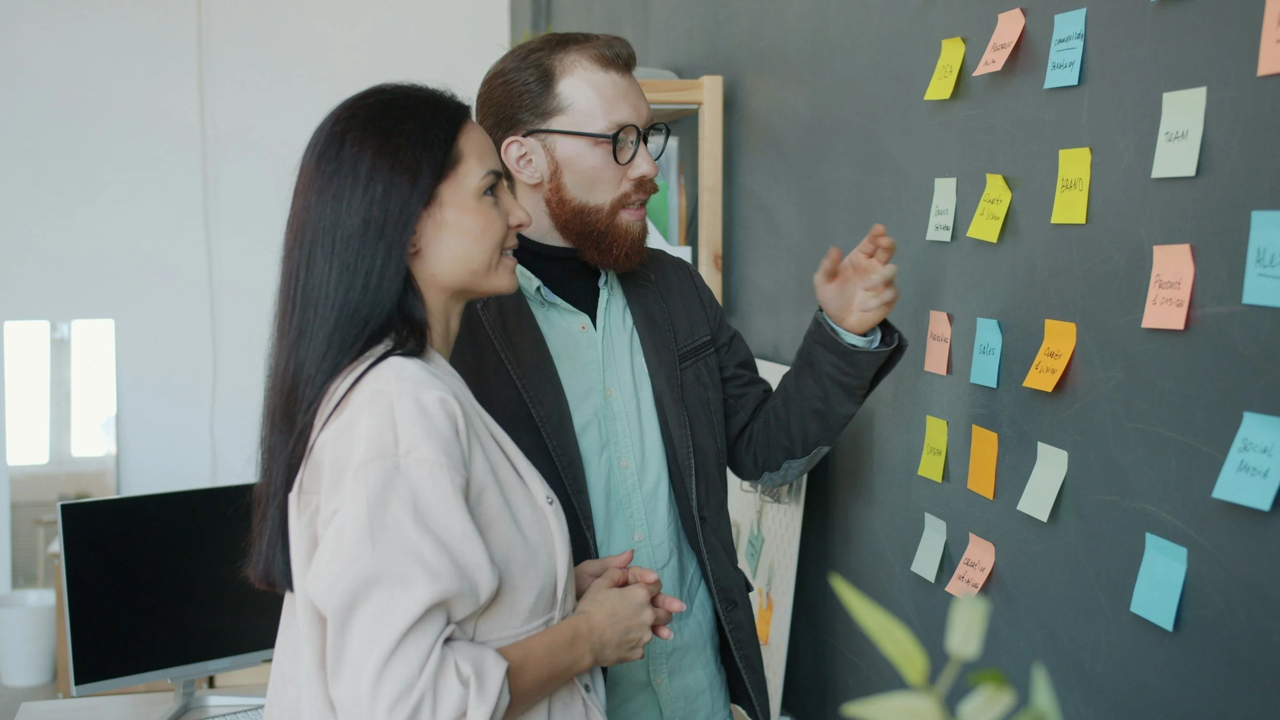man and woman learning how to communicate their needs with their partner